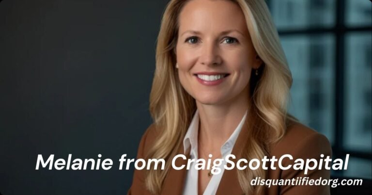 Melanie from CraigScottCapital: A Rising Star in Investment Management