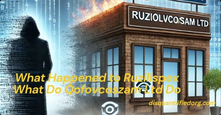 What Happened to Ruzillspex What Do Qofovcoszam Ltd Do