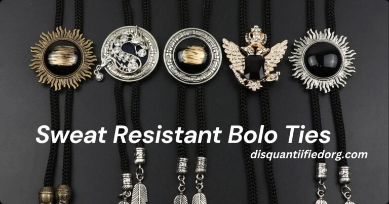 Sweat Resistant Bolo Ties: Stylish, Practical, and Built for Comfort
