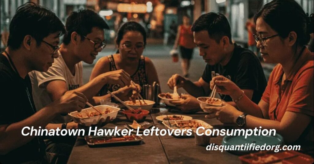 Chinatown Hawker Leftovers Consumption