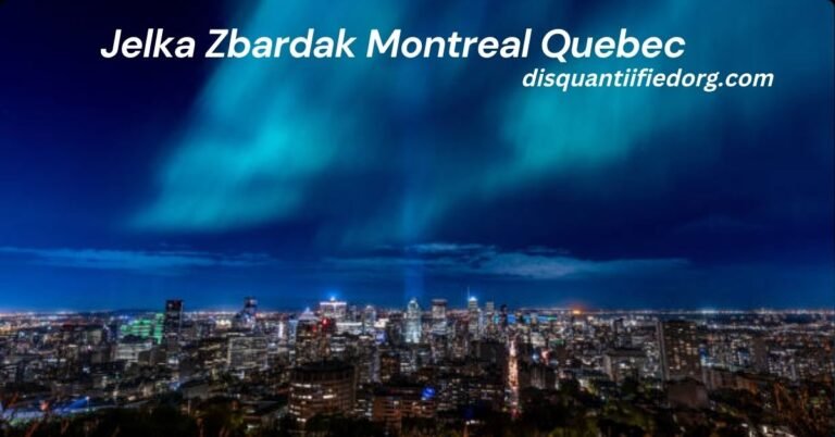 Jelka Zbardak Montreal Quebec: A Community-Centered Professional with Impactful Contributions