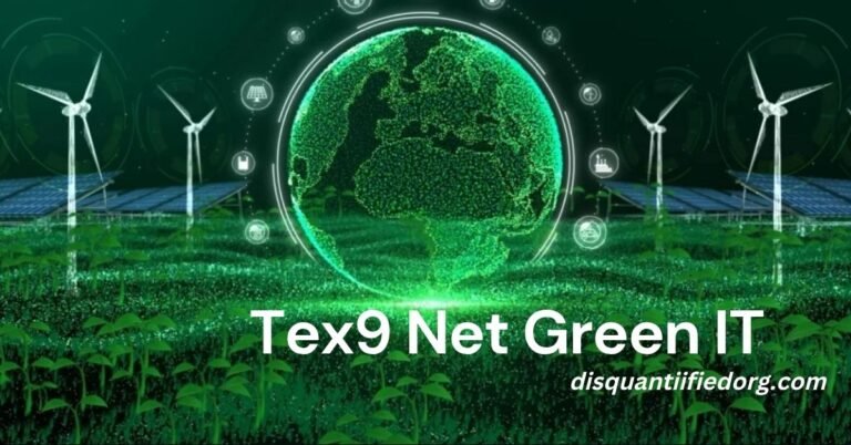 Tex9 Net Green IT: Revolutionizing Technology with Eco-Friendly Solutions