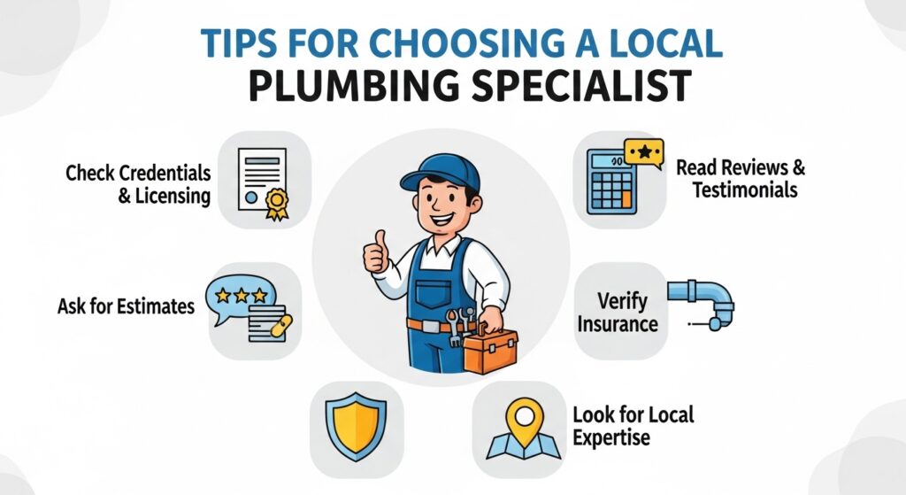 Tips for Choosing a Local Plumbing Specialist